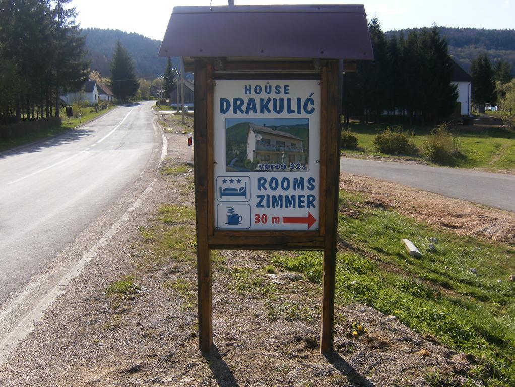Hotel House Drakulic Korenica Exterior foto